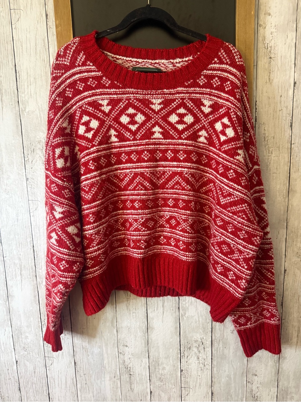 Vintage American Eagle Sweater Mens XXL Fair Isle Ski
